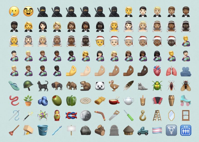217 New emojis from Apple iOS 14.5 for 2021