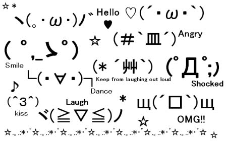 ♡ ٩(◕‿◕｡)۶ How to Make Cute Kaomoji and Kawaii Symbols? - Copy & Paste -  Cute Symbols